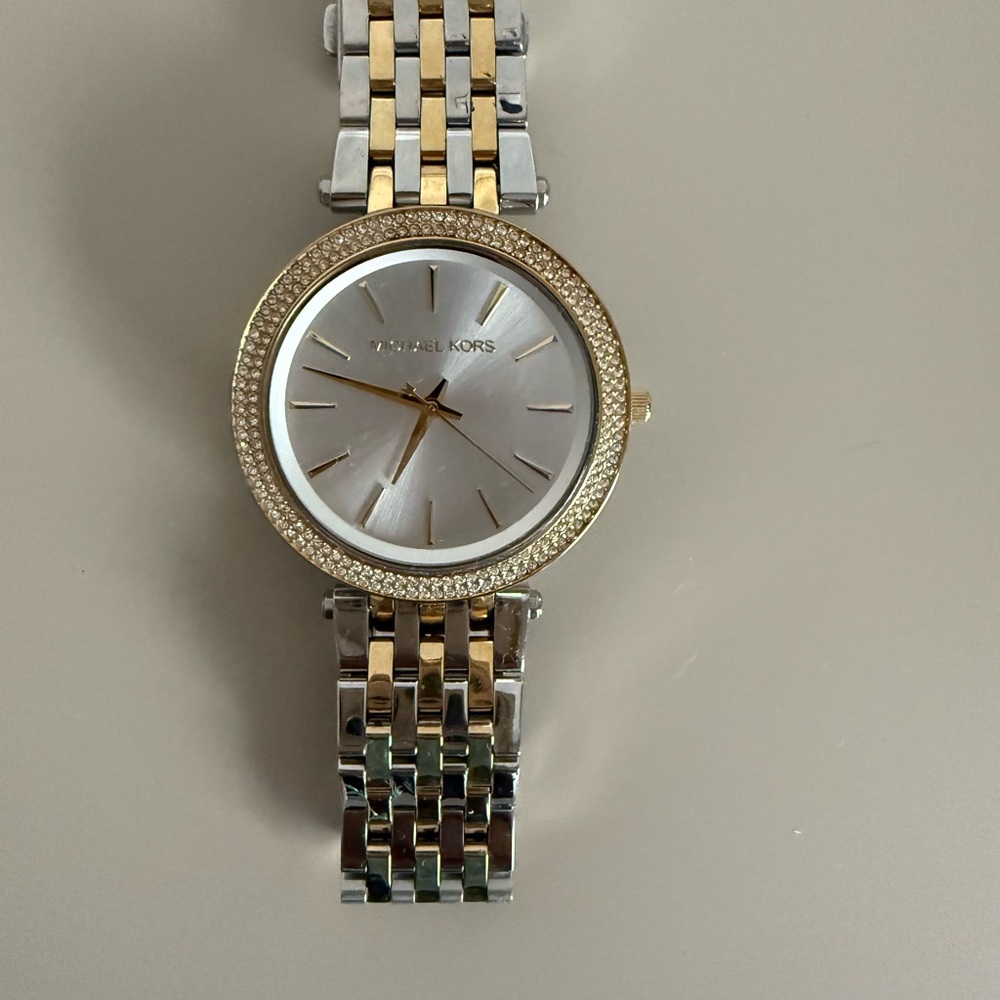 Michael Kors Two-Tone Gold and Silver Watch